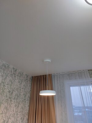 Смонтировали два светильника на потолок, Новосибирск (ул. Николая Островского )