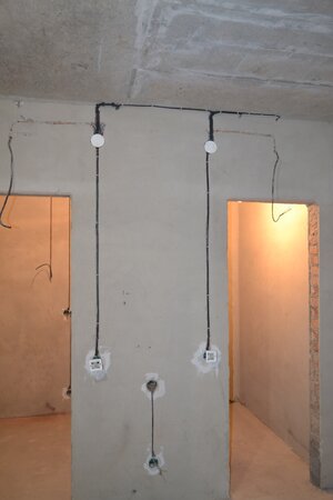 Замена проводки в квартире, Новосибирск (ул. Российская)