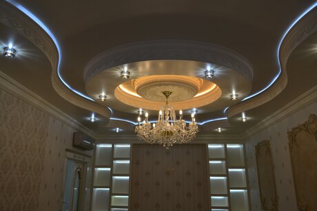 Монтаж люстры в зале, Новосибирск (ул.Никитина) Фото 4