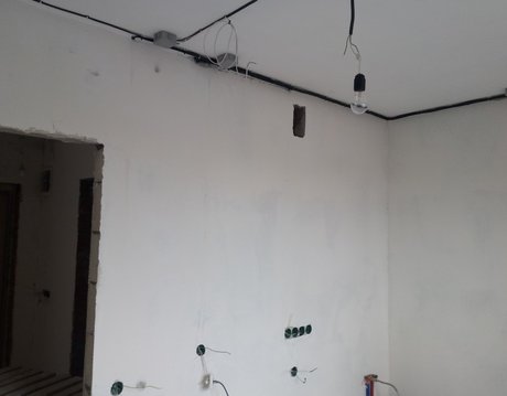 Замена проводки в однокомнатной квартире, Новосибирск (ул.Ипподромская) Фото 5
