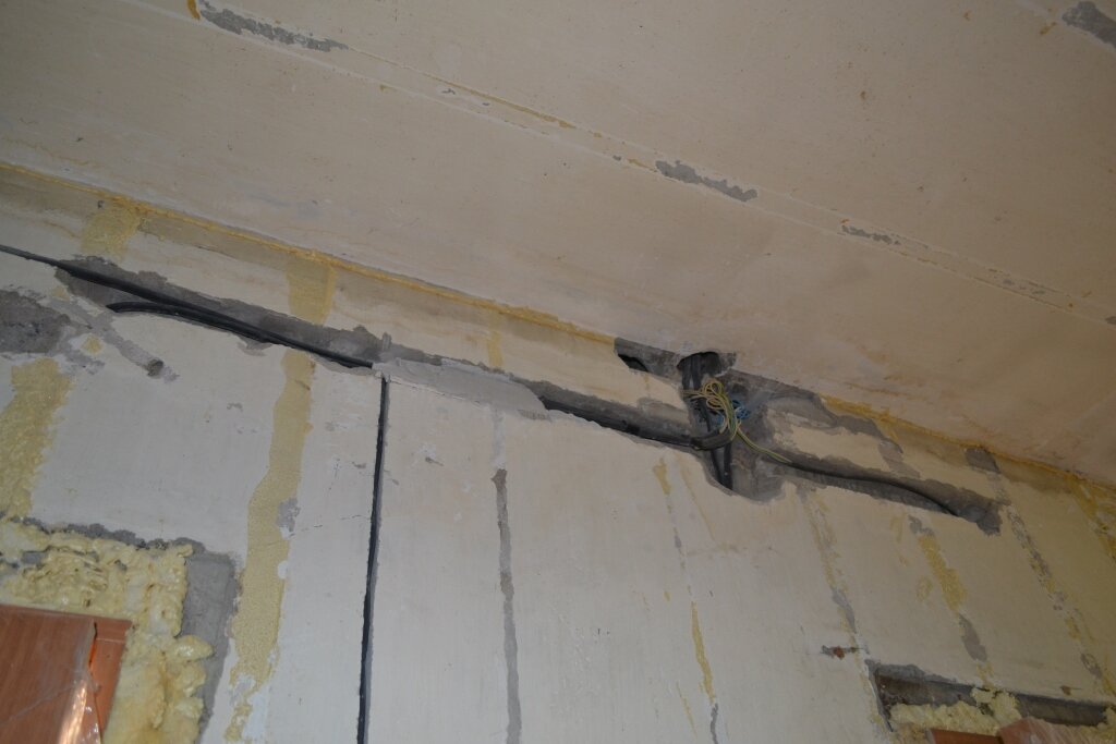 Замена проводки в однокомнатной квартире, Новосибирск (ул. Советская ...