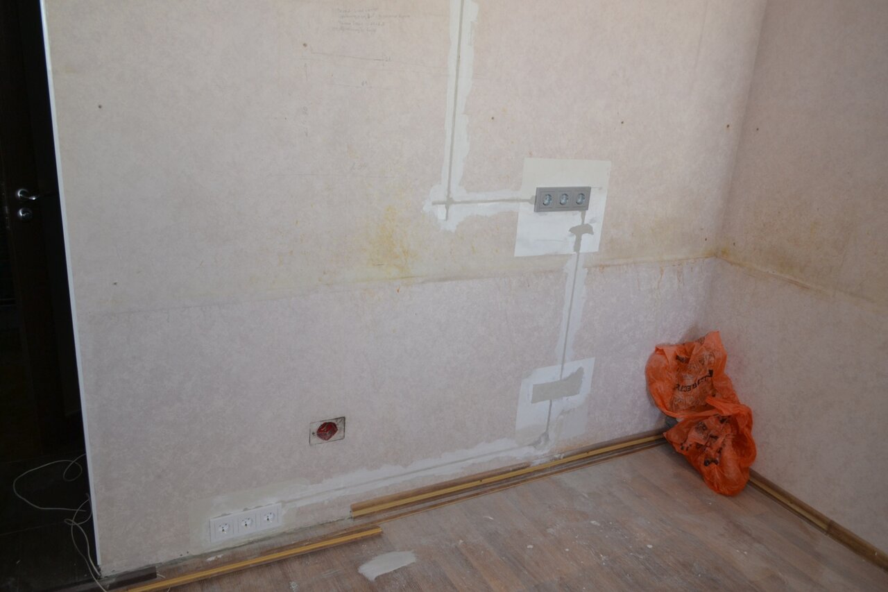 Перенос розеток на кухне, Новосибирск (ул. Пархоменко) — «Электрик ...