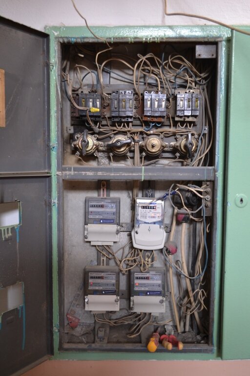 Замена проводки в однокомнатной квартире, Новосибирск (ул. Советская ...