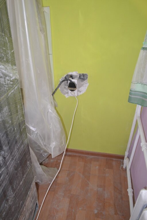 Замена проводки в однокомнатной квартире, Новосибирск (ул. Советская ...