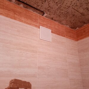 Установка вентилятора в ванной комнате, Новосибирск (ул. Олимпийской Славы)