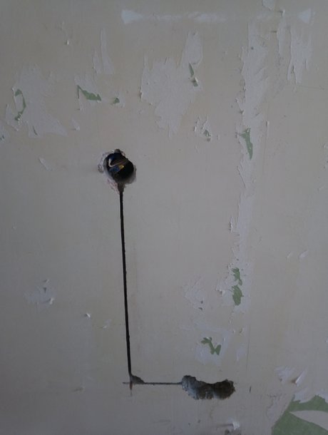 Перенос розеток в комнате, Новосибирск (ул.Дачная) Фото 1